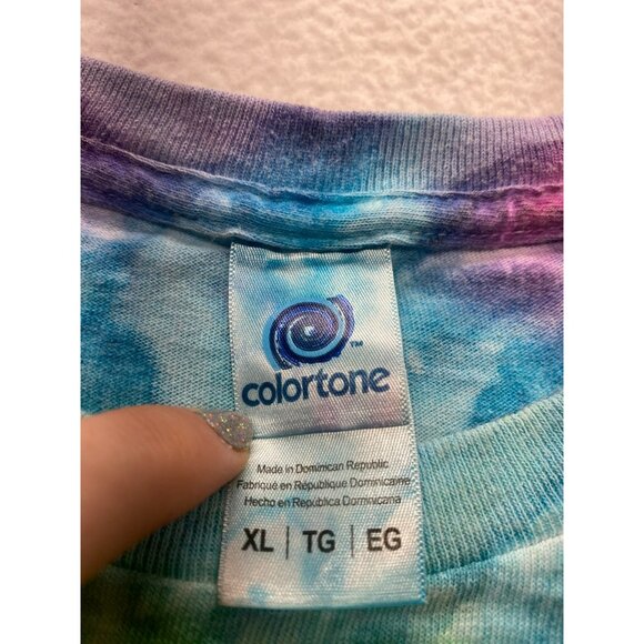 Colortone Tie-Dye T-Shirt XL "Baked On Maui" Peace Sign #7157 - Picture 5 of 8